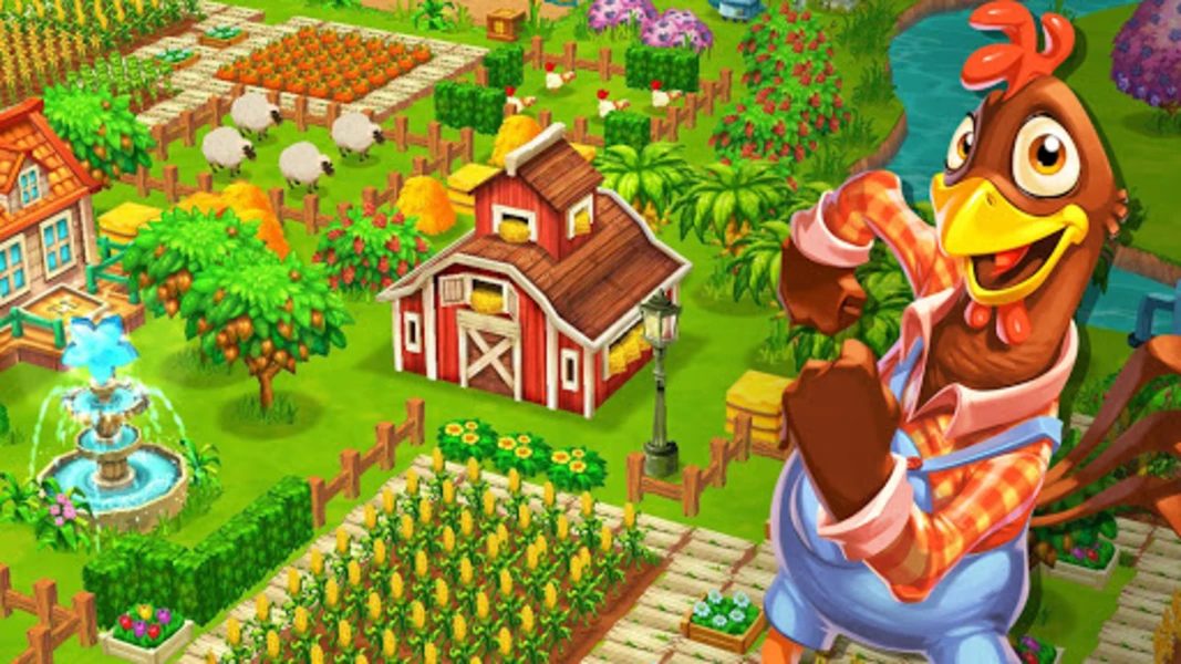 Agricultural fields and crop management concept